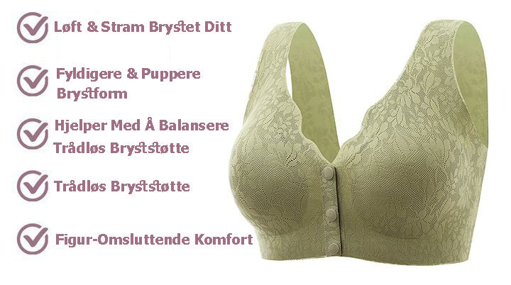 MellowFit | Front-Open Sove-BH, Mild støtte hele natten