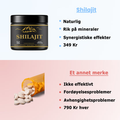 Shilajit™ | Opplev optimal velvære med naturens fineste!